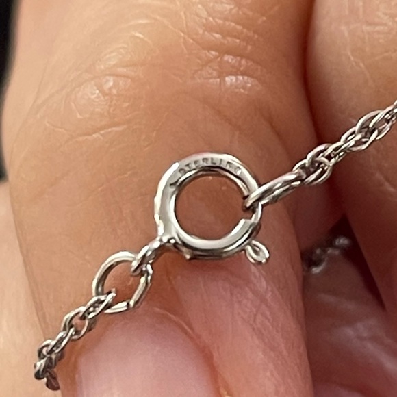 Mystic topaz heart solid sterling silver pendant & solid sterling 18 inch chain - Picture 4 of 4